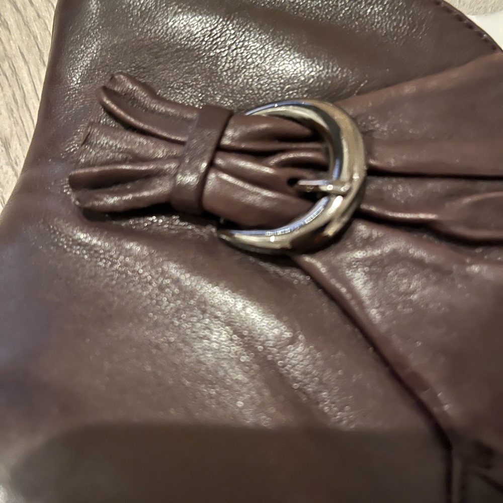 Clarks Brown Leather Ankle zip Boots NEW - Picture 2 of 7